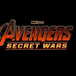 Official Avengers Secret Wars title logo on a black background