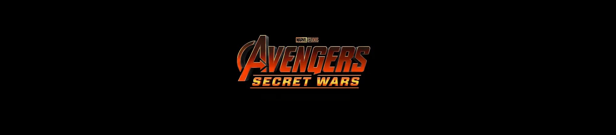 Official Avengers Secret Wars title logo on a black background