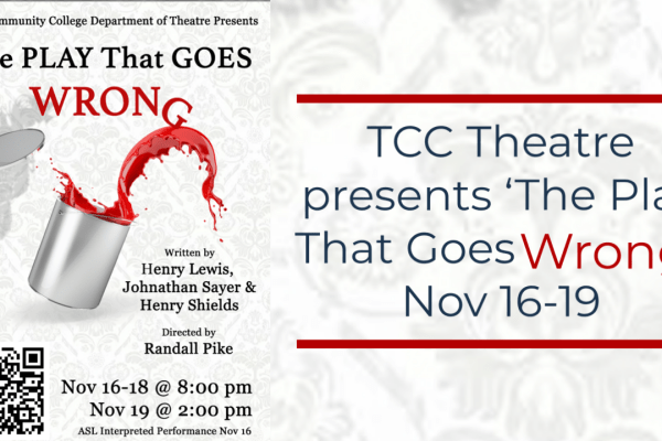 TCC Theatre presents ‘The Play That Goes Wrong,’ Nov. 16-19