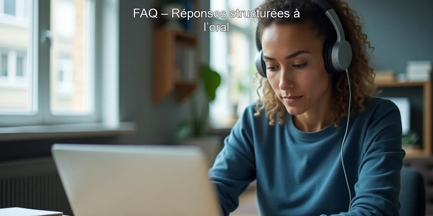 FAQ – Réponses structurées à l’oral