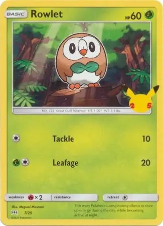 Rowlet 7/25