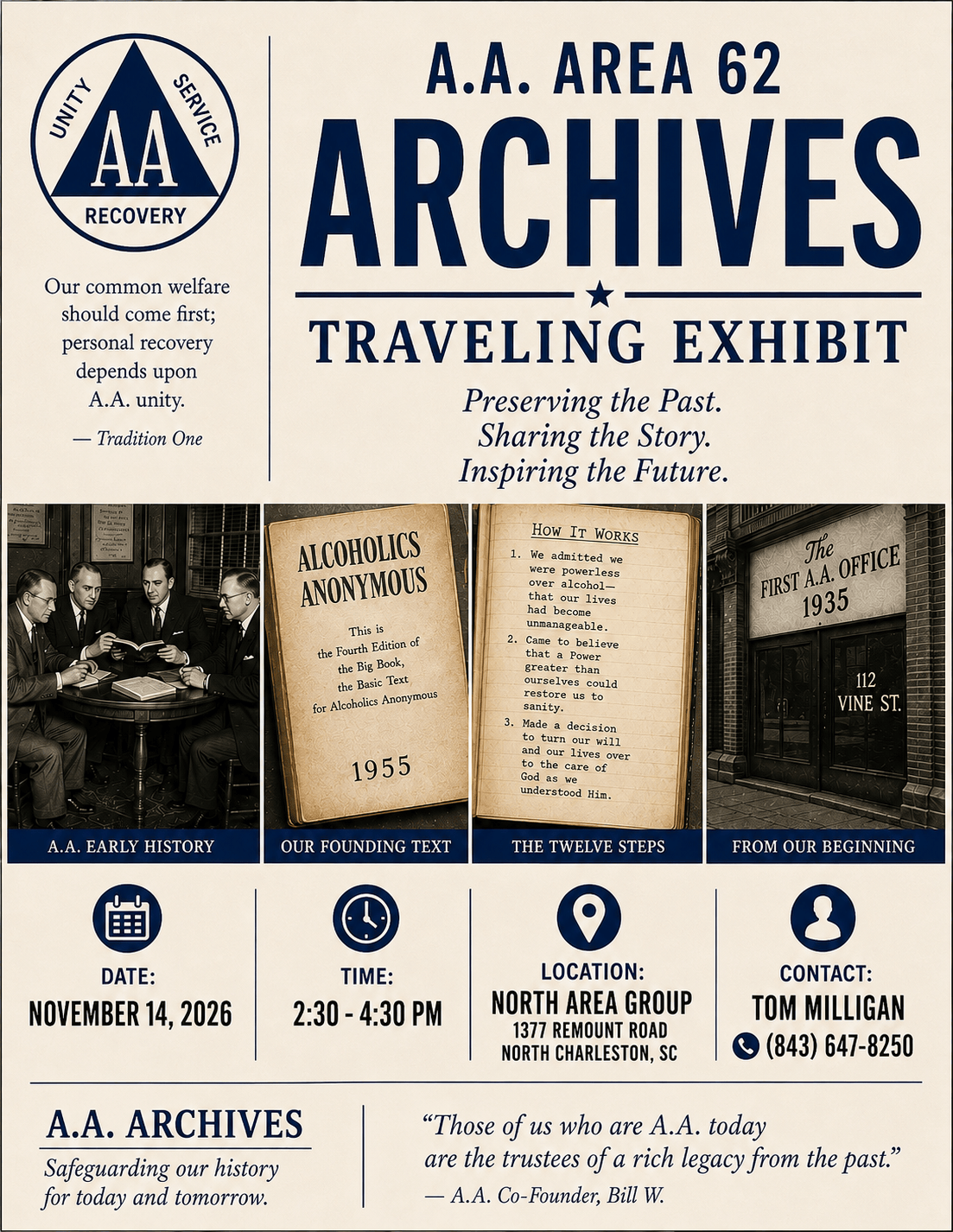 Area 62 Archives Traveling Exhibit