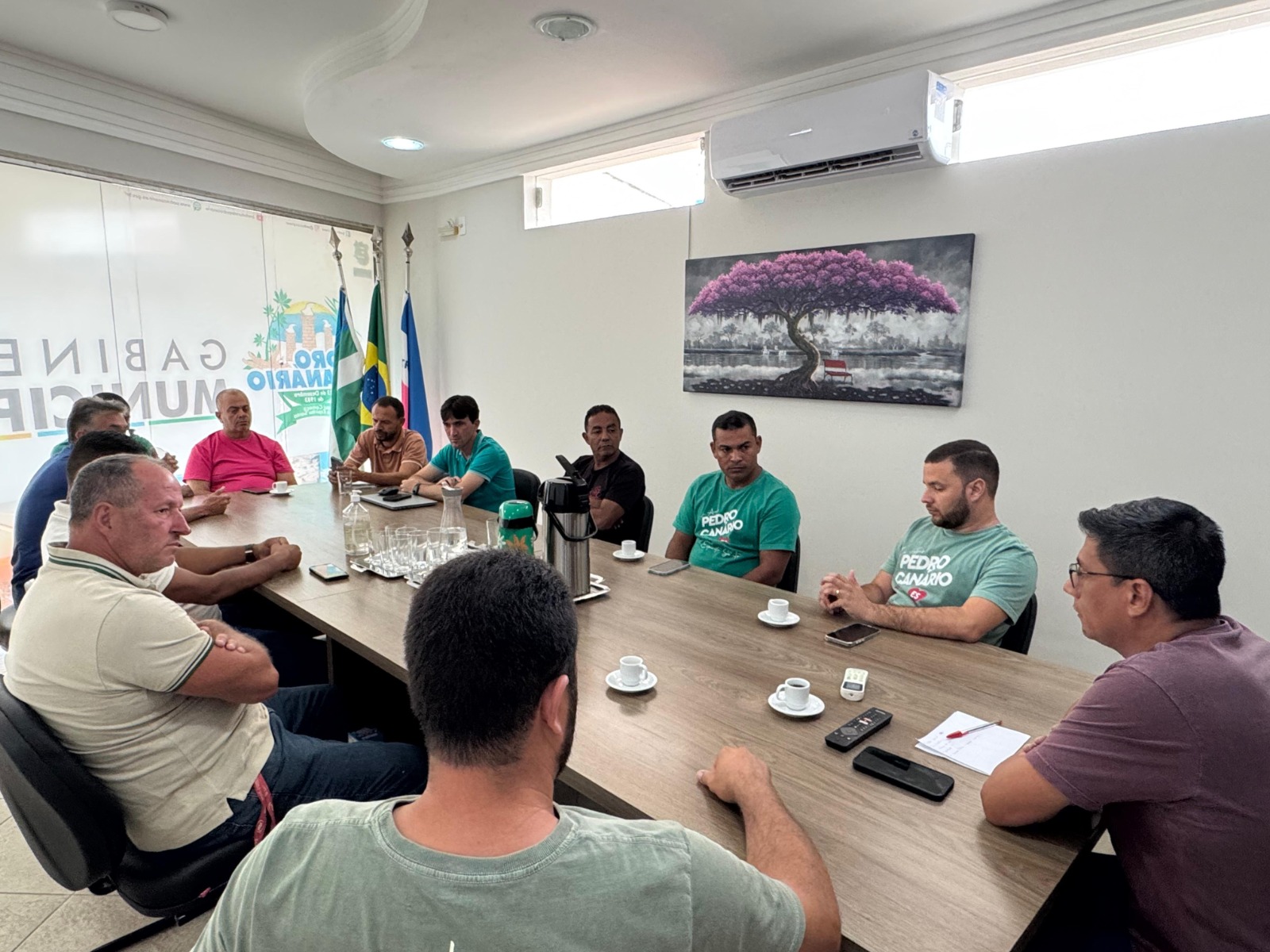 Aplicação do piso do magistério e revisão salarial dos demais servidores são discutidos em Pedro Canário