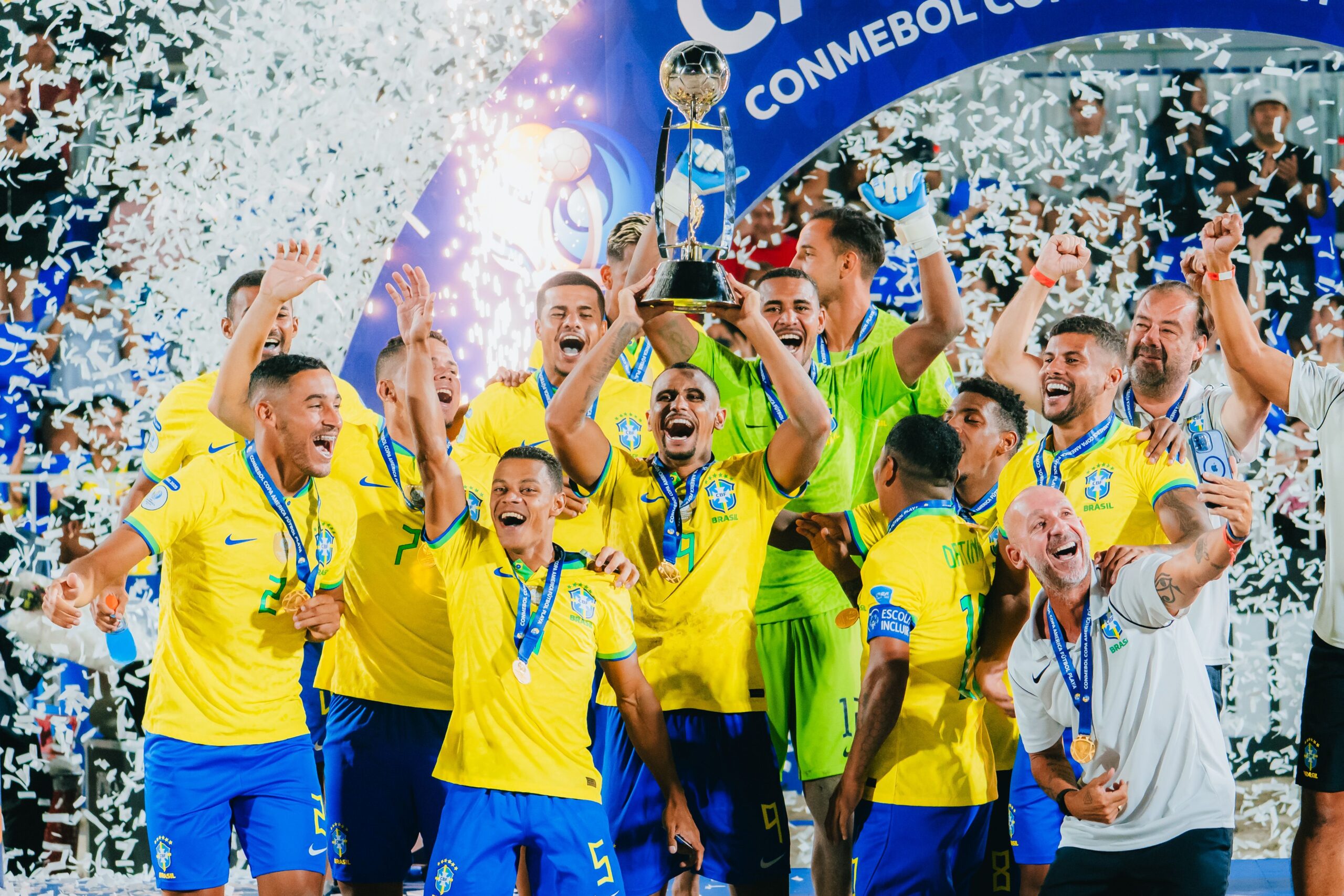 Brasil é tetracampeão da Copa América
