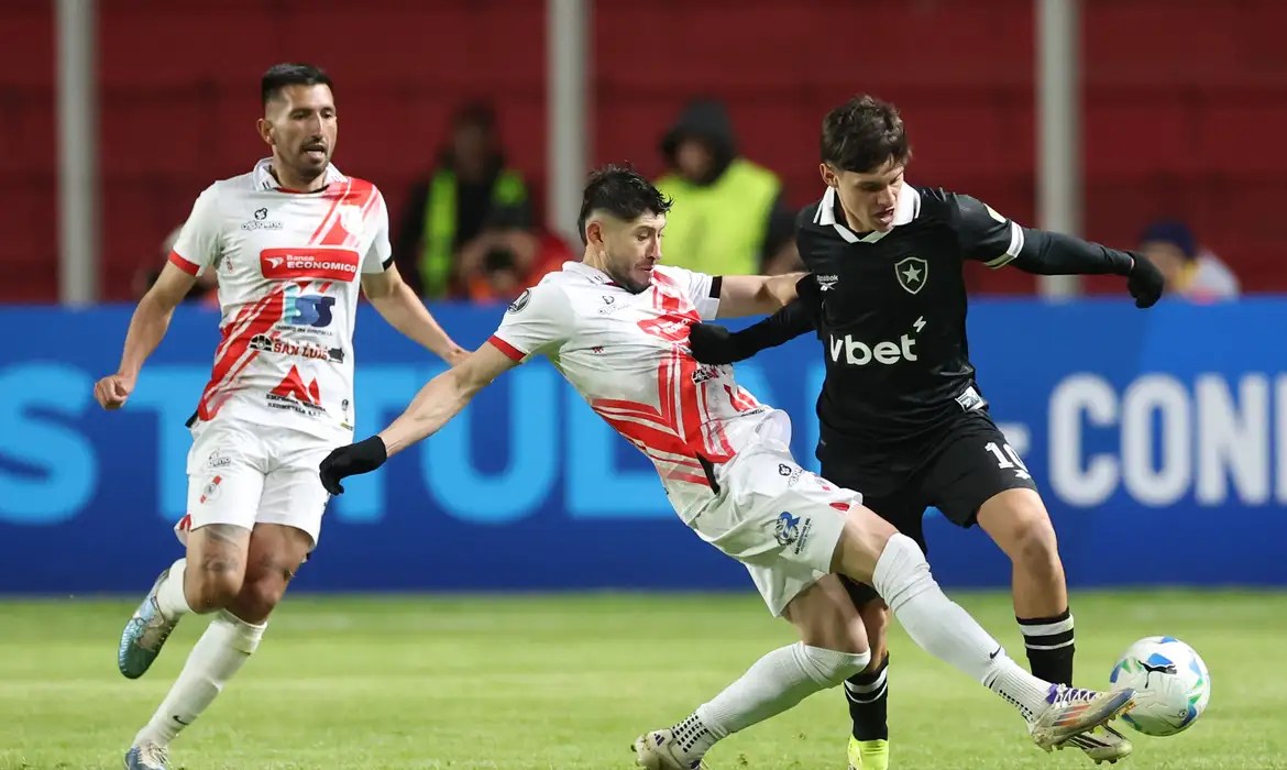 Botafogo sente altitude e perde para o Nacional Potosí