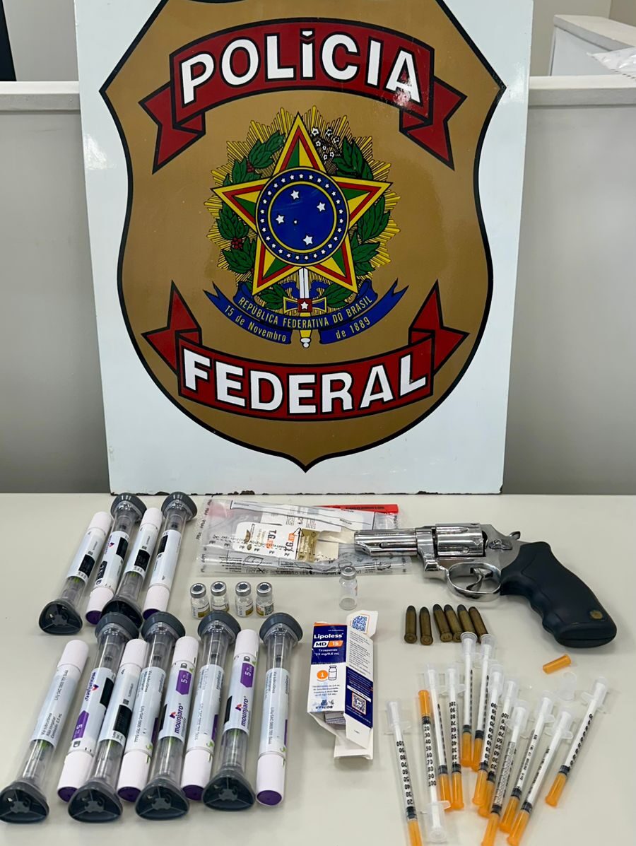 PF cumpre mandado em São Mateus em investigação de contrabando de medicamentos emagrecedores
