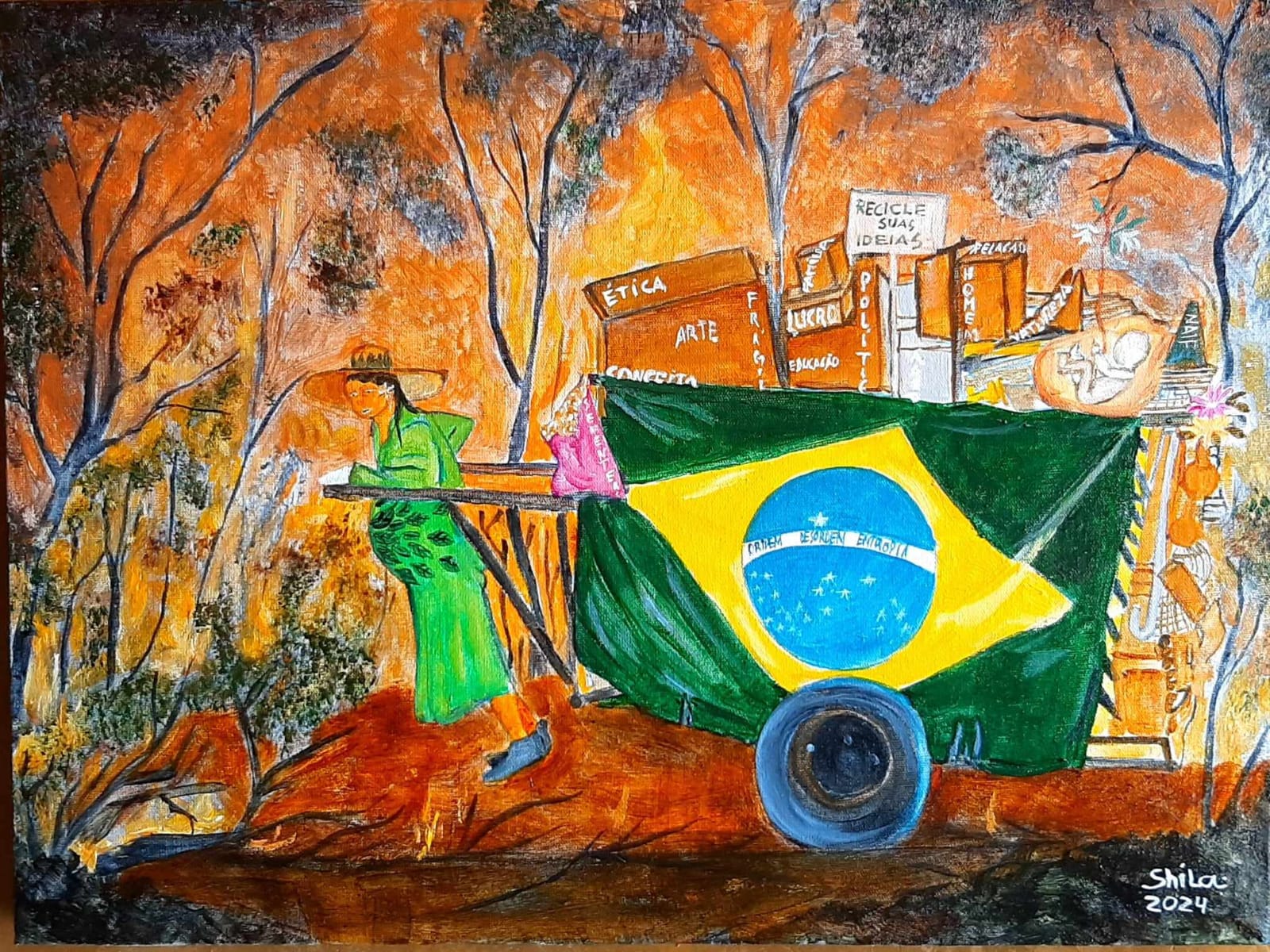 Artista mateense ganha destaque na arte naïf internacional
