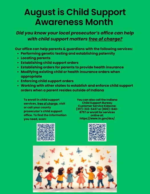August is Child Support Awareness Month