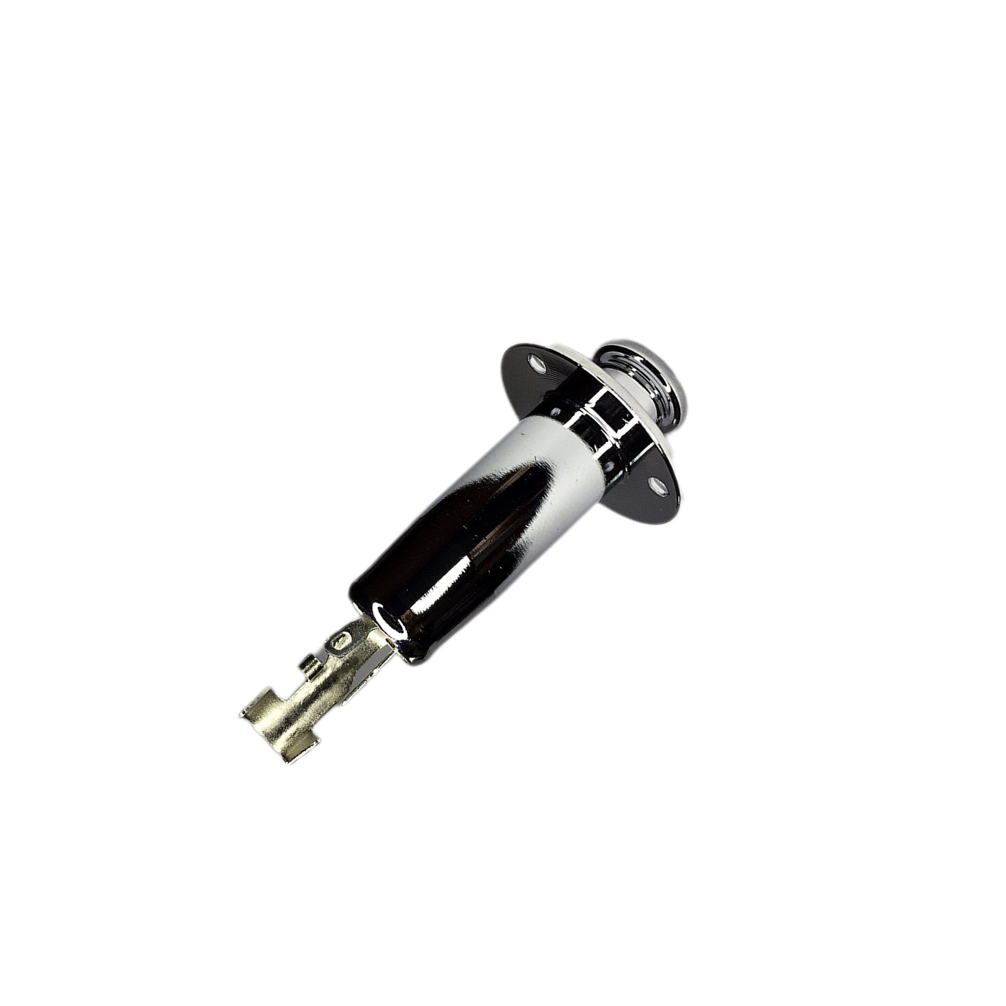 MS-EJS1 Acoustic Jack, With Skirted Strap Holder Button (Chrome)