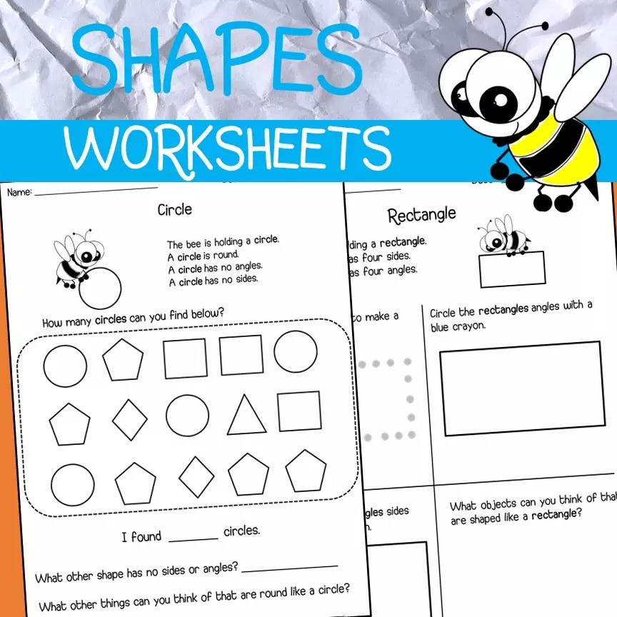 Shapes worksheets