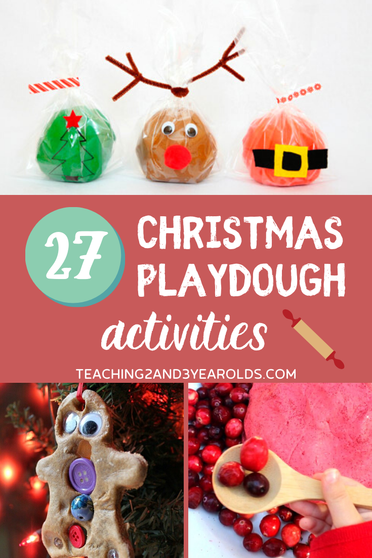 · roll playdough into snakes, balls, . 27 Christmas Playdough Activities For Toddlers And Preschoolers