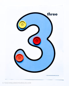 free dot numbers 1 10 printables