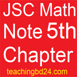 JSC Math Note2 5th Chapter Algebraic fraction
