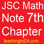 JSC Math Note 7th Chapter Set
