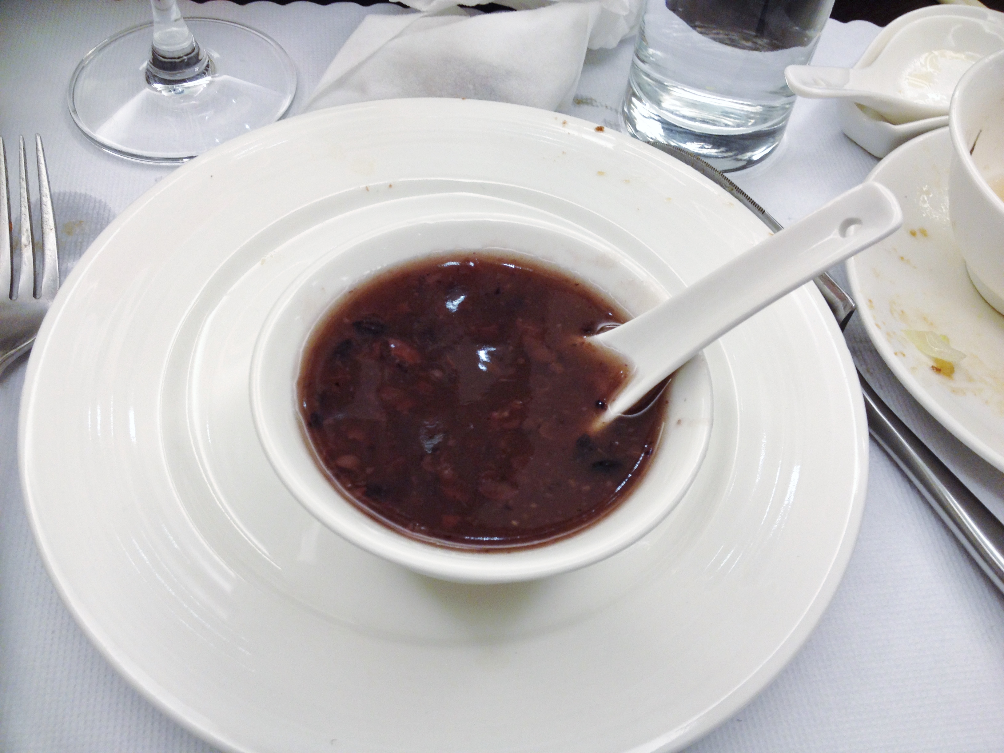 Dessert soup