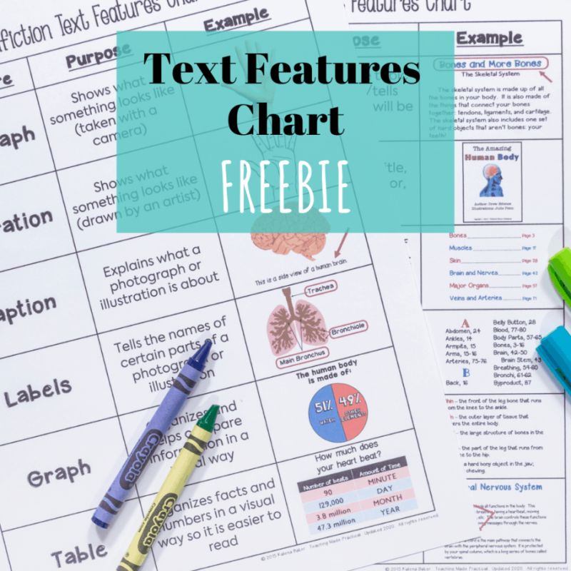 Text Features Chart Pdf Graphics Information - Elegant Dark Design - Mobile