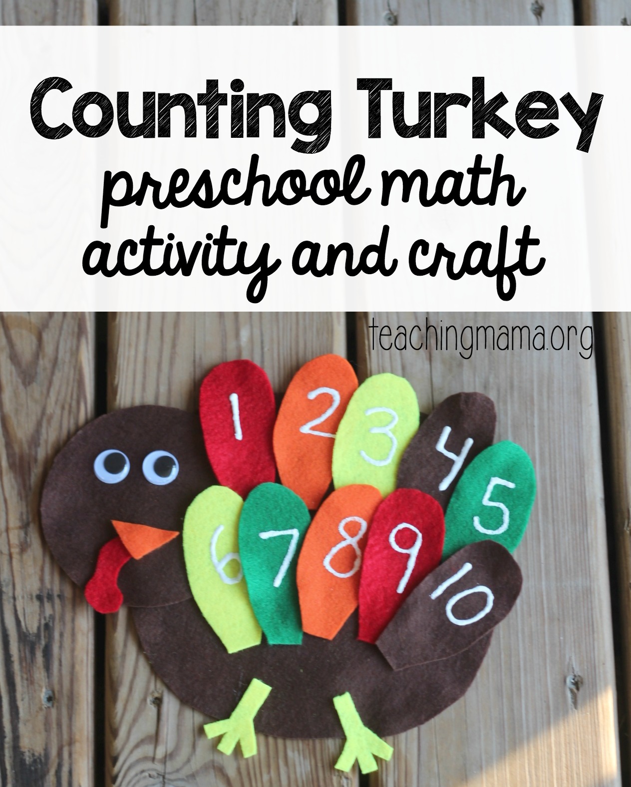 I grew up there, so i know they have schools, but you wouldn't know it from this. Counting Turkey Activity For Preschoolers