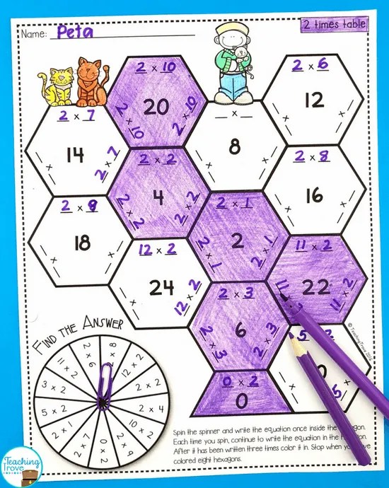 multiplication facts games and activities bundle teaching trove