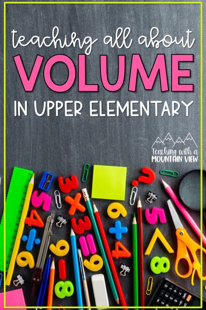 Teaching volume of rectangular prisms typically begins in 5th grade, then extends in 6th to prisms with fractional edge lengths. Teaching Volume With Hands On Activities Teaching With A Mountain View
