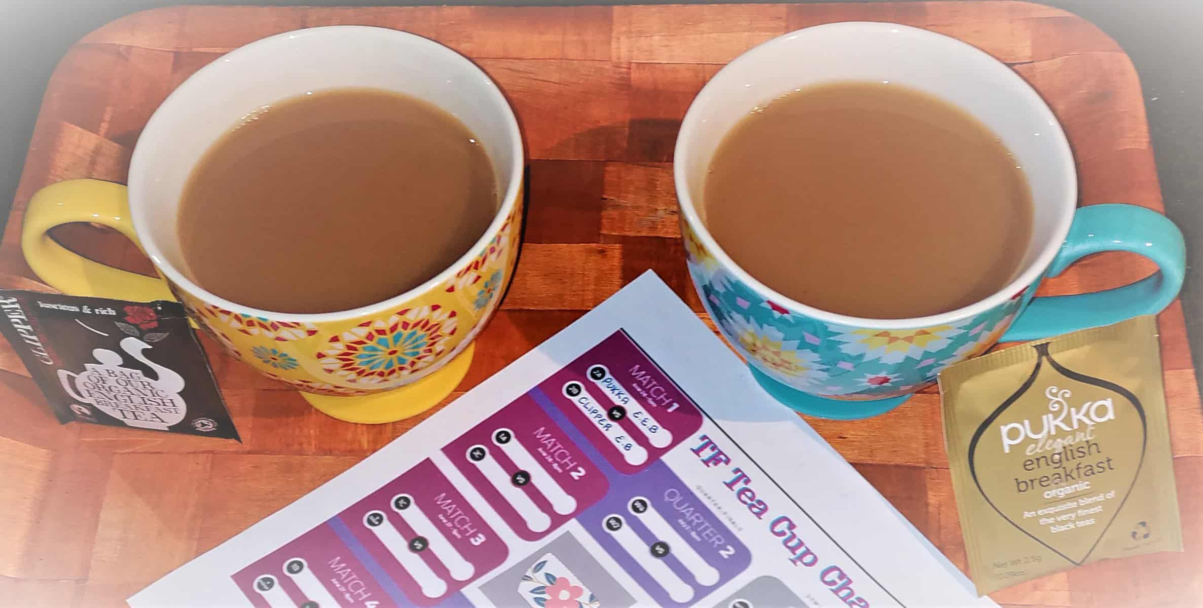 Pukka tea versus Clipper tea