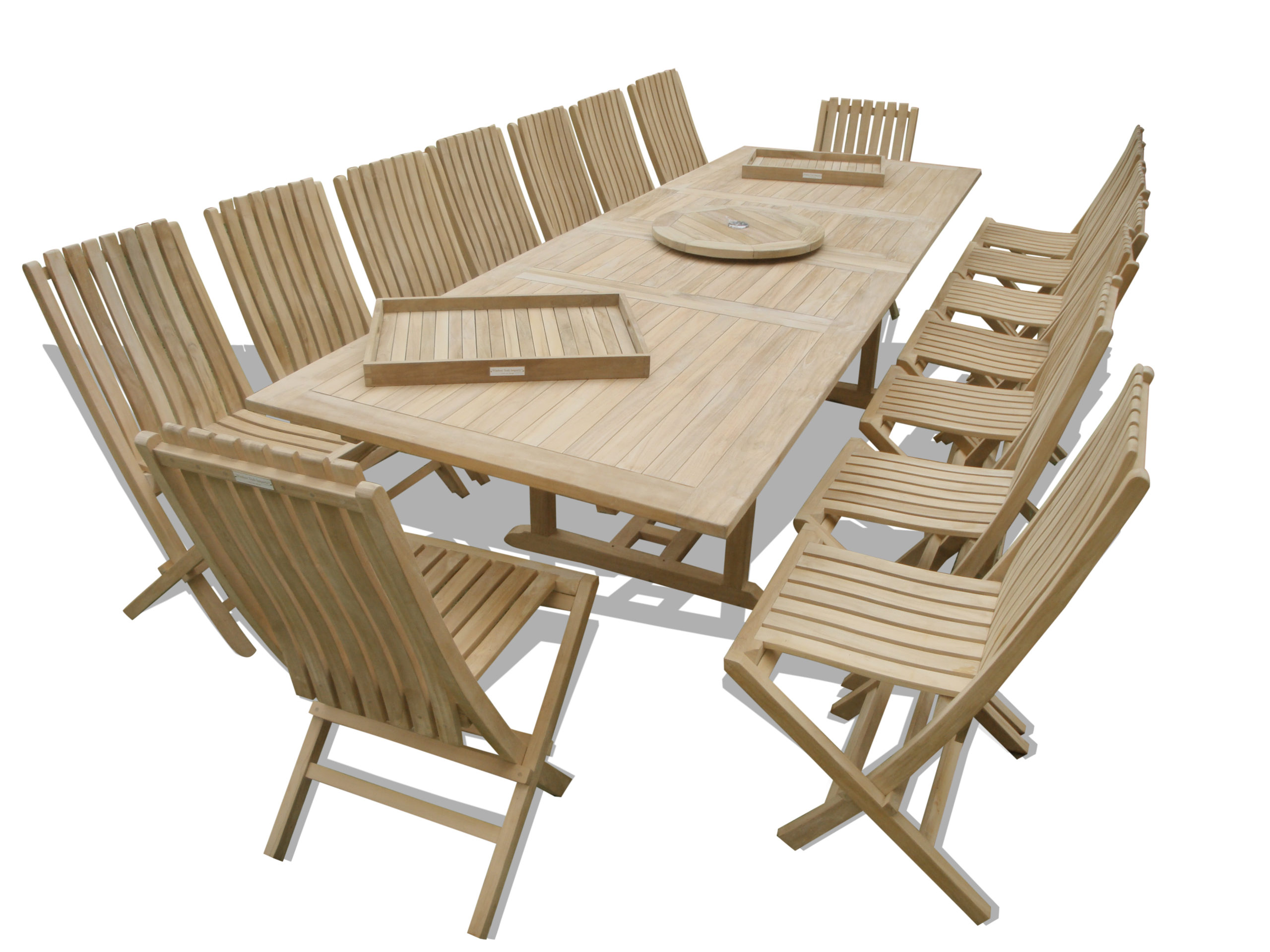Rectangular Teak Extension Table Teak Java Folding Chairs