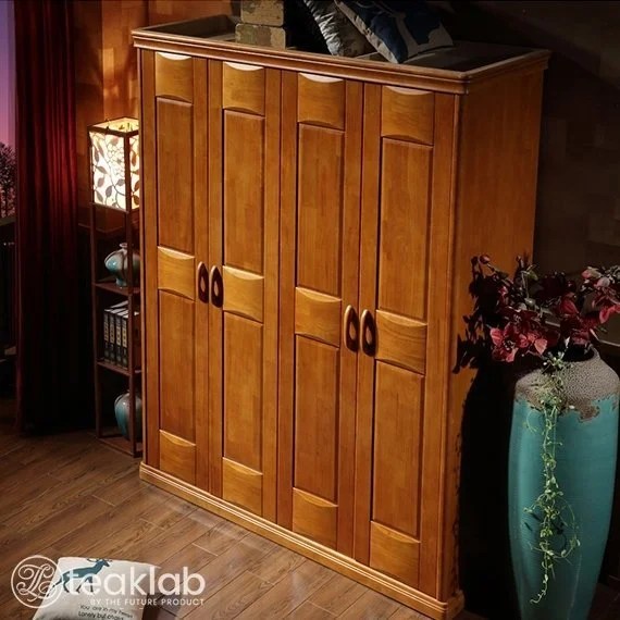 Buy Teak Wood Wardrobe Online Teaklab