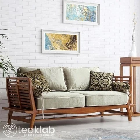 Buy Traditional Style Teak Wood Sofa Online Teaklab