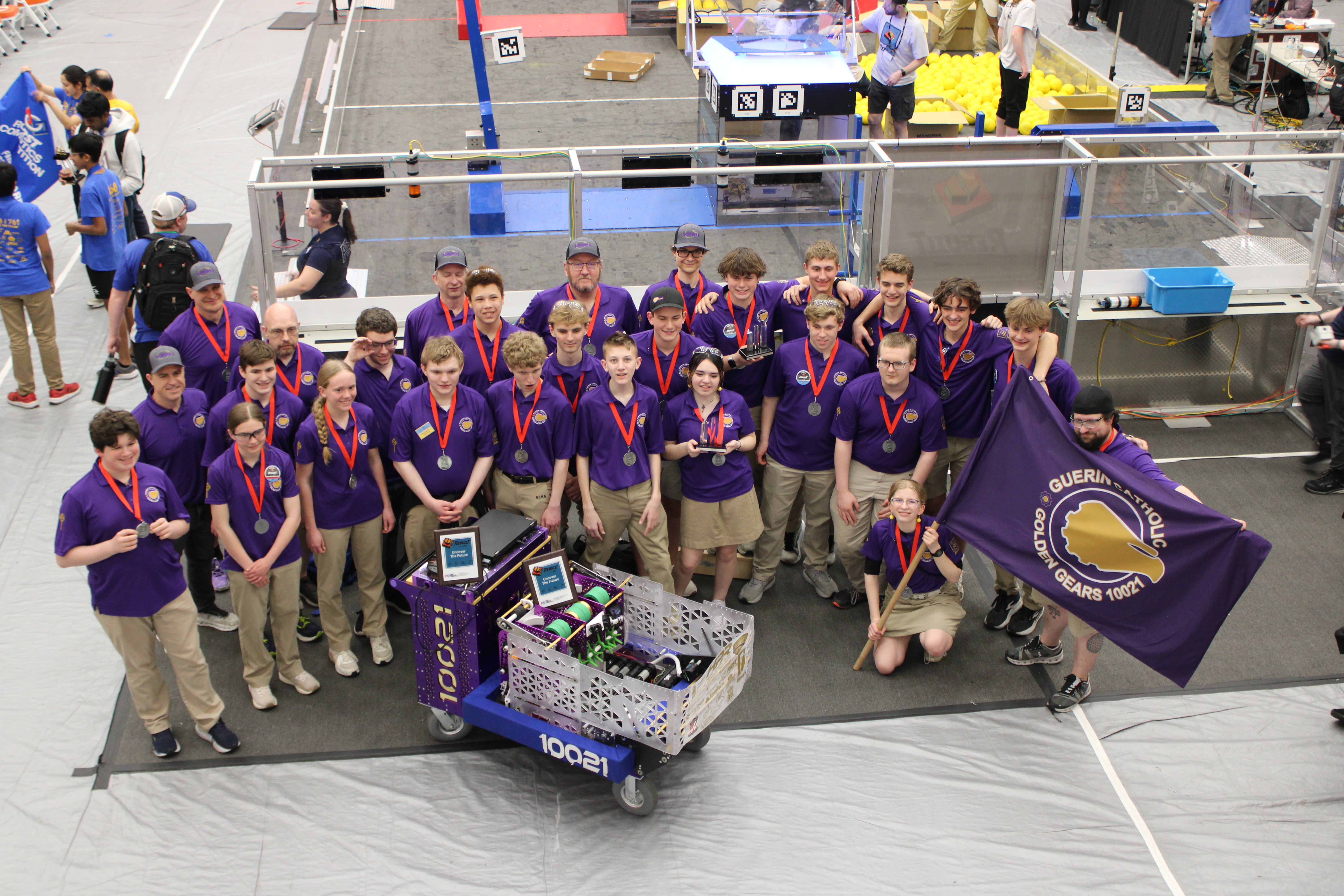 Guerin Catholic Golden Gears team