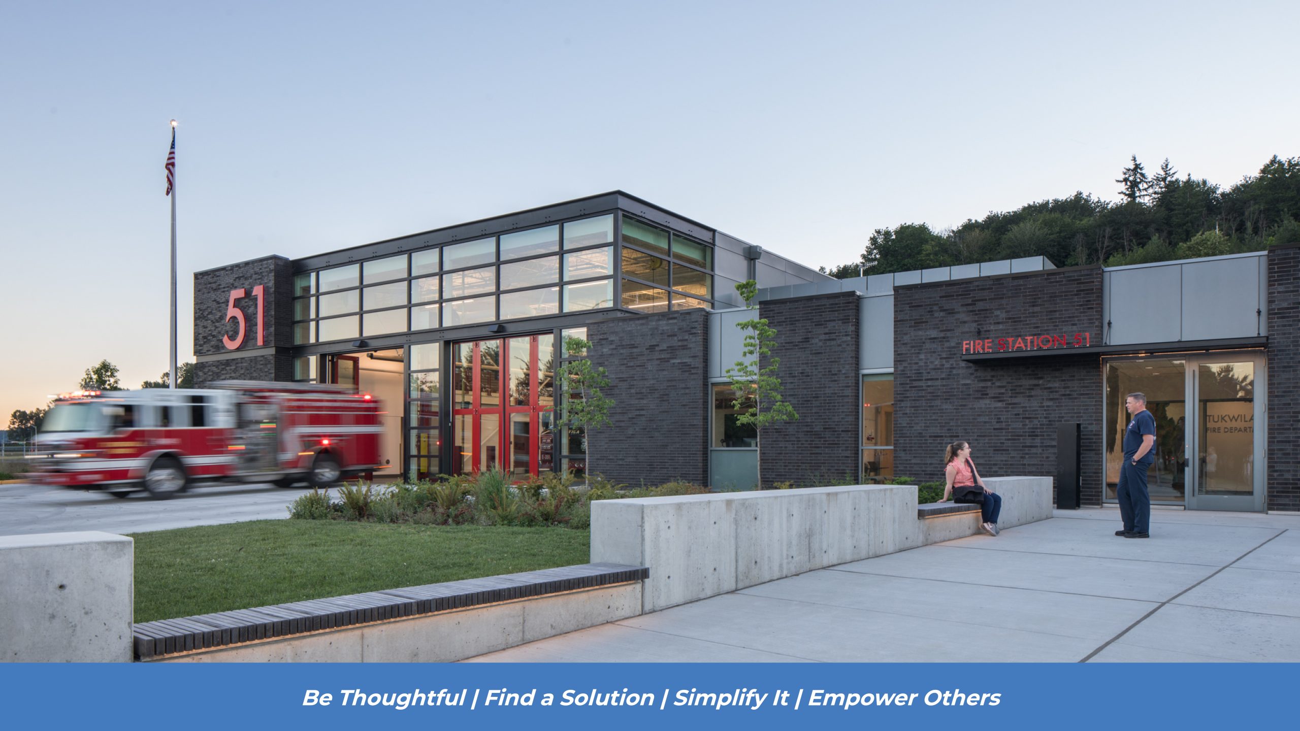 Tukwila Fire Station #51. 17951 Southcenter Pkwy, Tukwila, WA 98188.