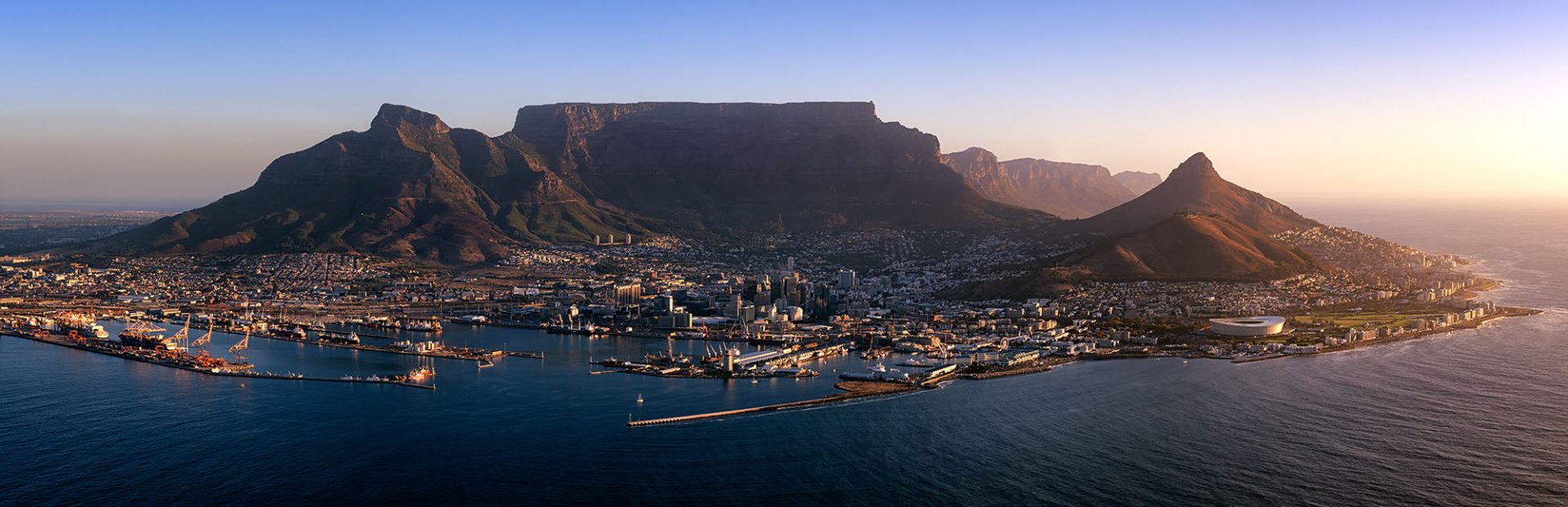 aerial view of Table Mountain