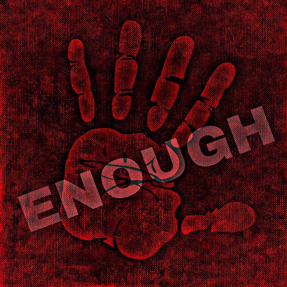 bloody handprint