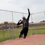 Player prepares to spike