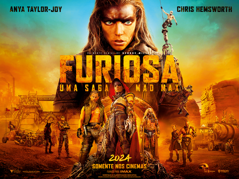 Warner Bros. divulga novo trailer do aguardado ‘Furiosa: Uma Saga Mad Max’