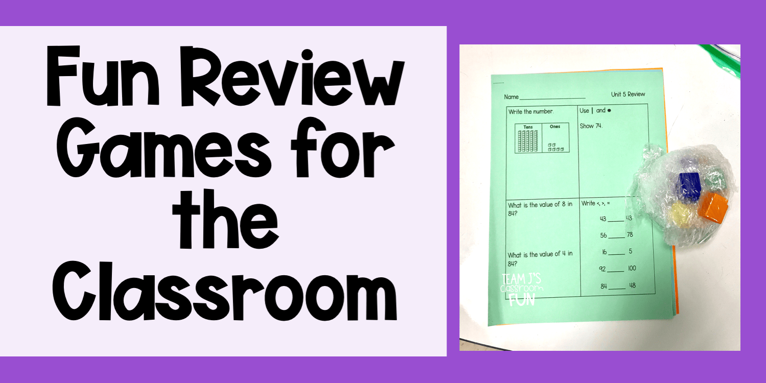 File Review Fun Fun Review Games for the Classroom - Team J's Classroom Fun