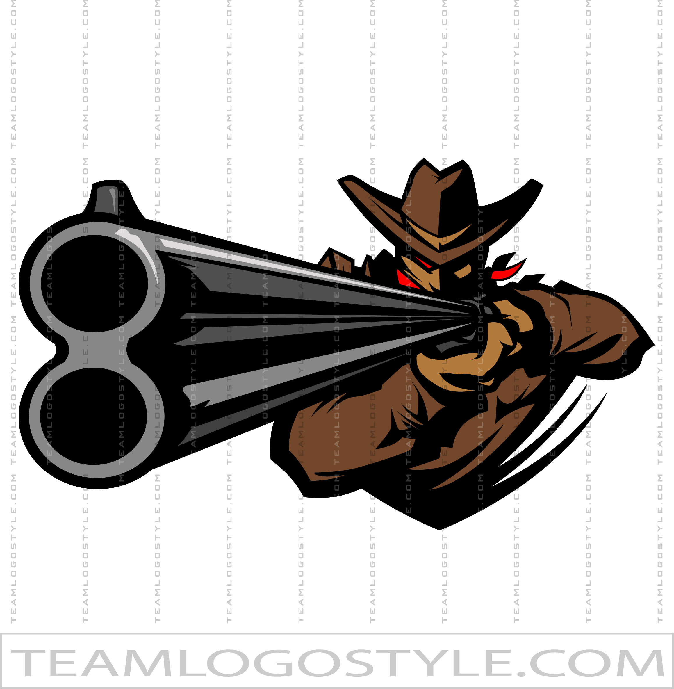 Cowboy Rifle Vector