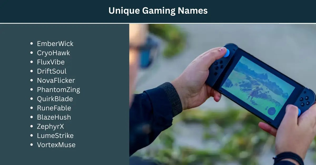 450 Cool Gaming Names To Boost Your Gamer Identity Unique Gaming Names.webp