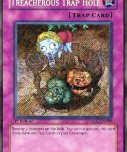 CSOC-EN089 - Treacherous Trap Hole - Secret Rare - 1st Edition