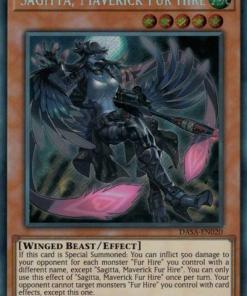 DASA-EN020 - Sagitta, Maverick Fur Hire - Secret Rare - 1st Edition