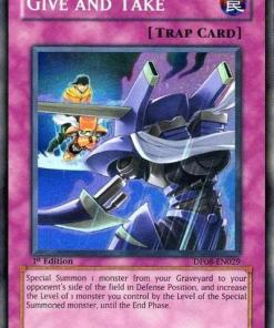DP08-EN029 - Give and Take - Super Rare - 1st Edition