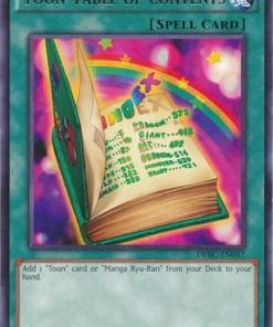 DPBC-EN047 - Toon Table of Contents - Rare - 1st Edition