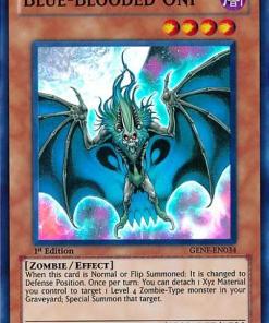 GENF-EN034 - Blue-Blooded Oni - Super Rare - 1st Edition
