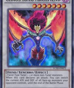 LC5D-EN072 - Chaos King Archfiend - Super Rare - 1st Edition