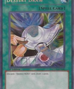 LCGX-EN145 - Destiny Draw - Secret Rare - 1st Edition