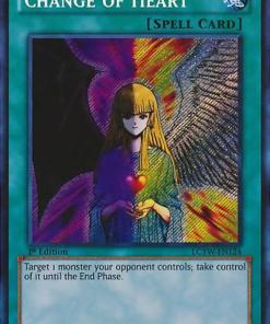 LCYW-EN124 - Change of Heart - Secret Rare - 1st Edition