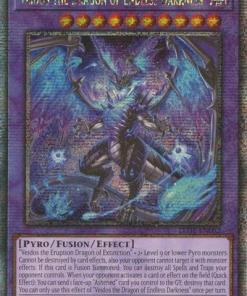 LEDE-EN092 - Veidos the Dragon of Endless Darkness - Quarter Century Secret Rare - 1st Edition