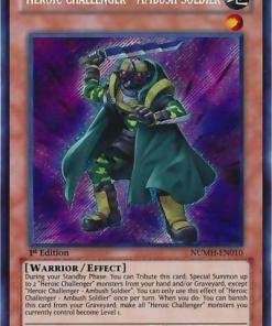 NUMH-EN010 - Heroic Challenger - Ambush Soldier - Secret Rare - 1st Edition