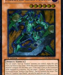 ORCS-EN021 - Inzektor Giga-Mantis (UTR) - Ultimate Rare - 1st Edition