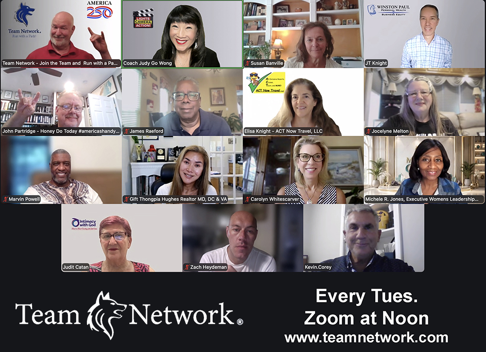 A Team Network referral team meeting in action, online and in person