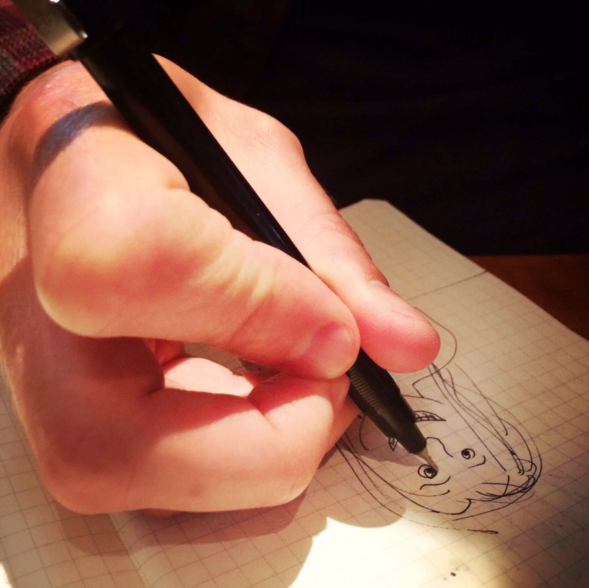 Portrait in progress