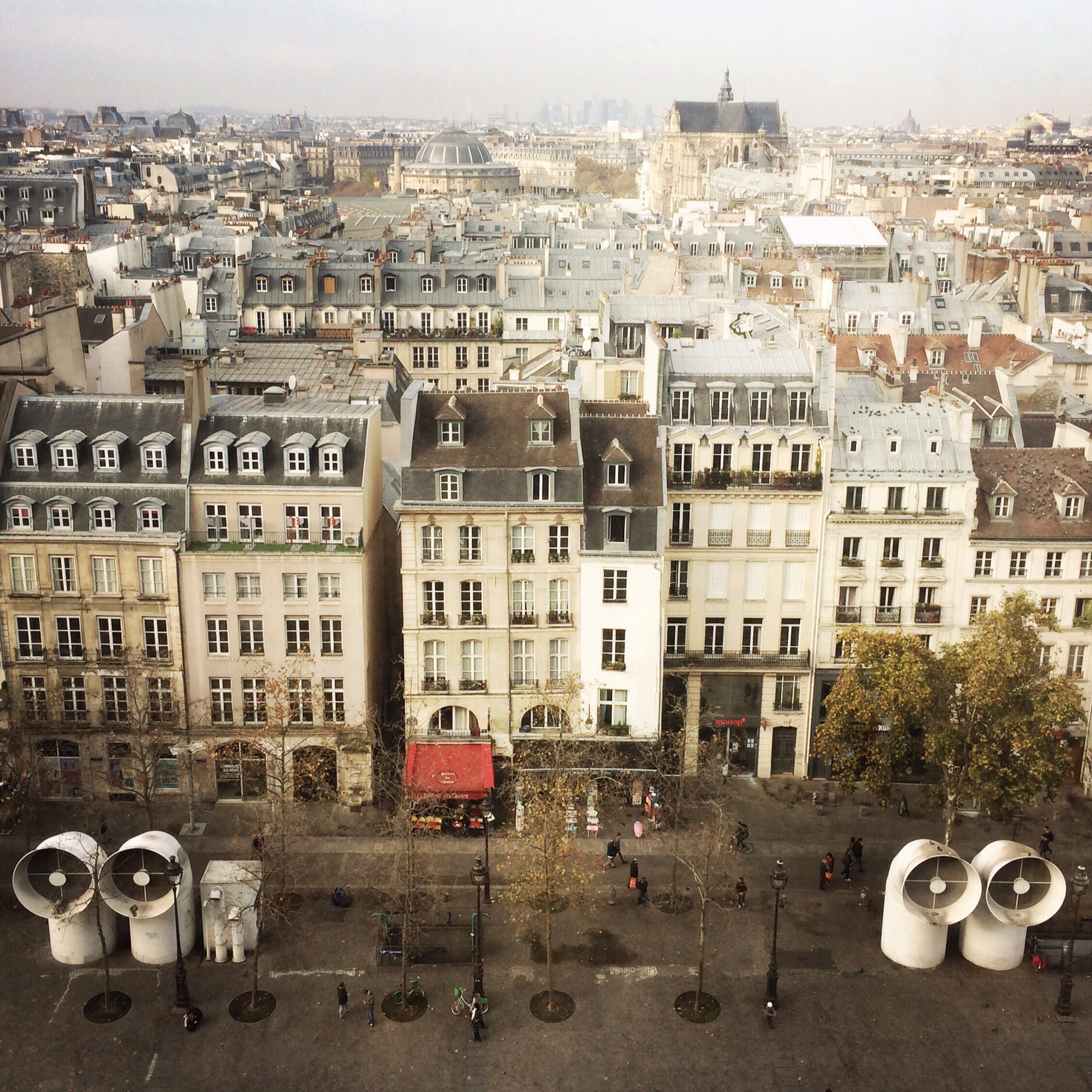 View from the Pompidou Centre